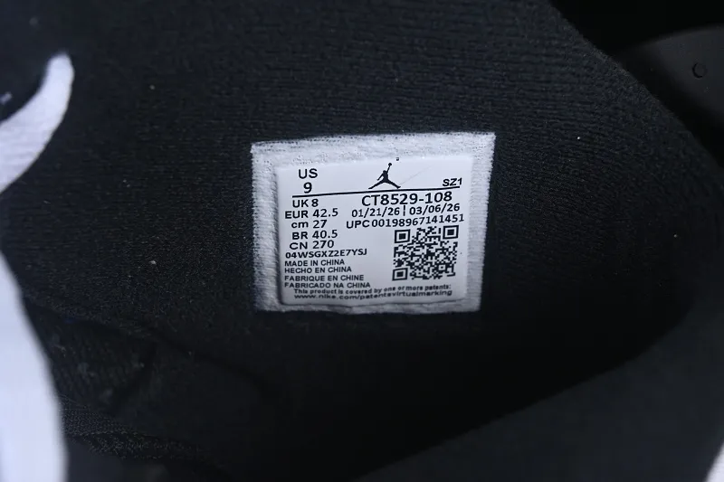 All categories Air Jordan Jordan series basketball shoes Air Jordan 6 OG version Air Jordan 6 Retro "Oreo" AJ6 Joe 6 Oreo CT8529-108